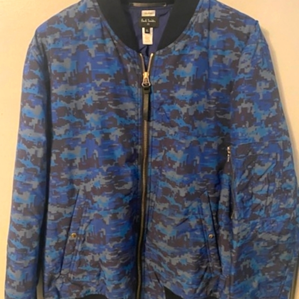 Paul Smith XL blue/black bomber jacket